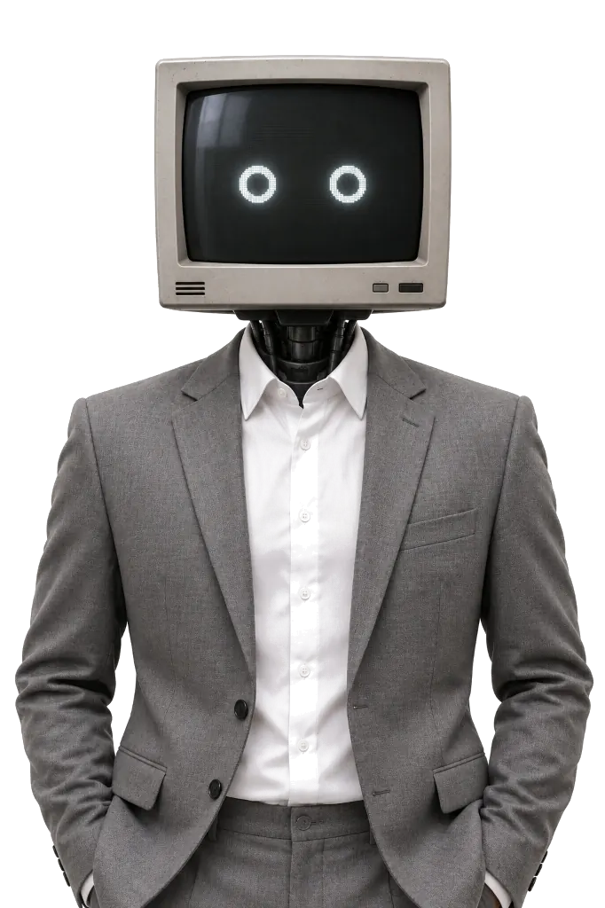 Mainframe Retro Character - Center