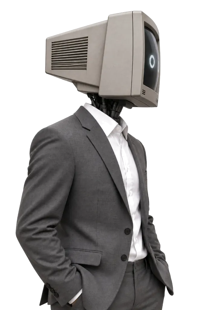 Mainframe Retro Character - Far Right